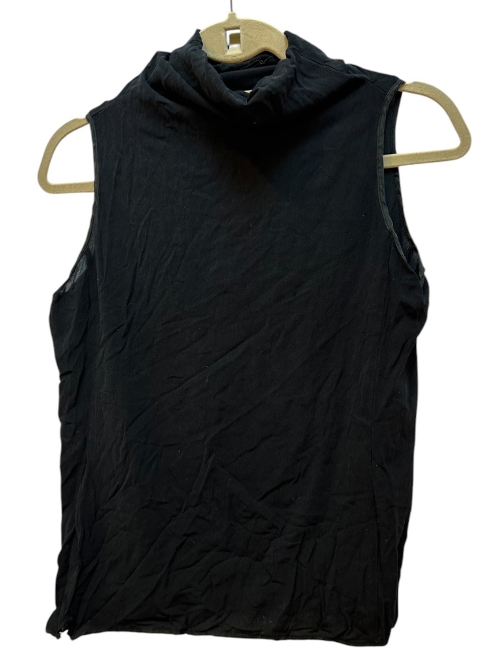 Narciso Rodriguez Italy black cowl neck sleeveless top Y2K 8